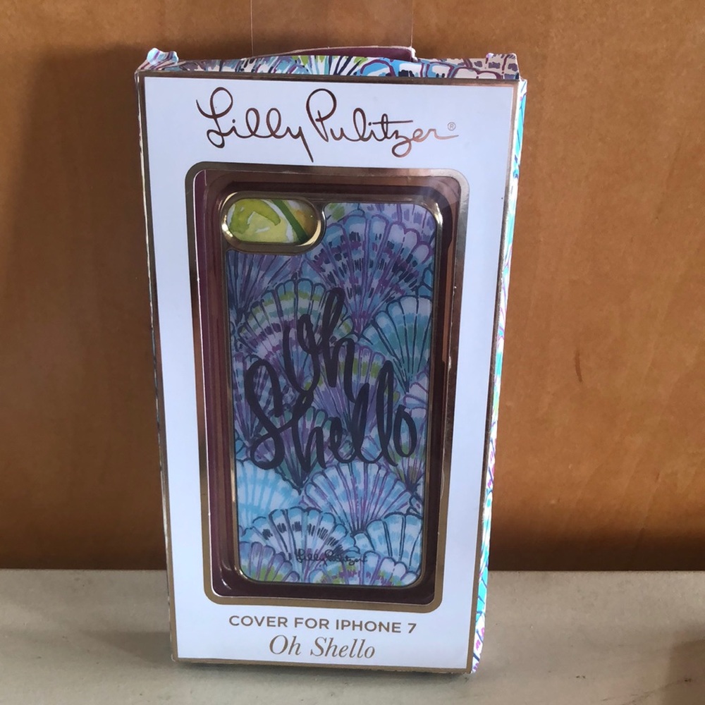 Lilly Pulitzer iPhone 7 case NIB “Oh Shello”